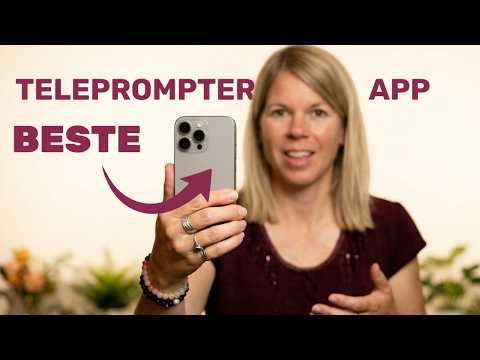 Die beste Teleprompter App für iPhone und Android